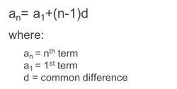 problem solving using arithmetic sequence