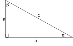 degree calculator right triangle